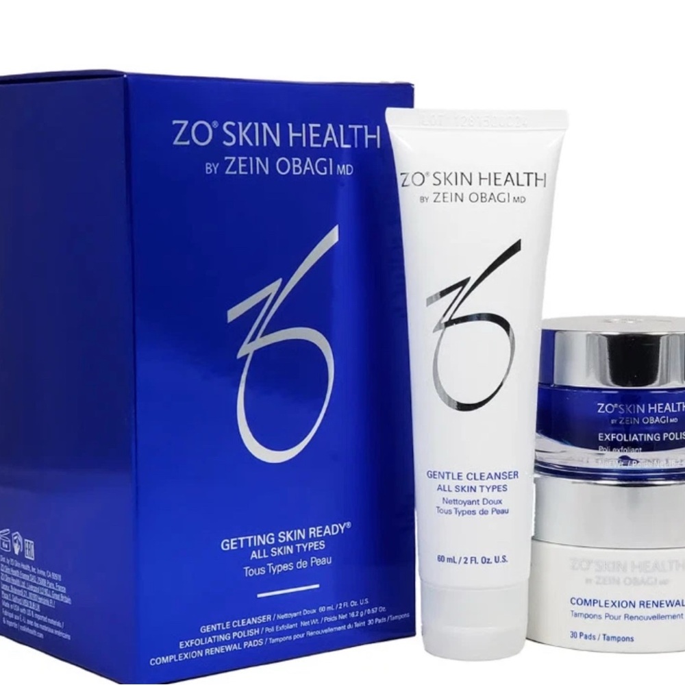 ZO Skin Health Cleanser & Exfoliant Duo - Blue and White